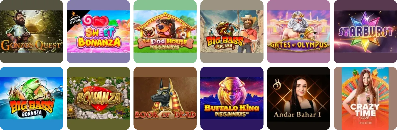 Casombie Casino game lobby